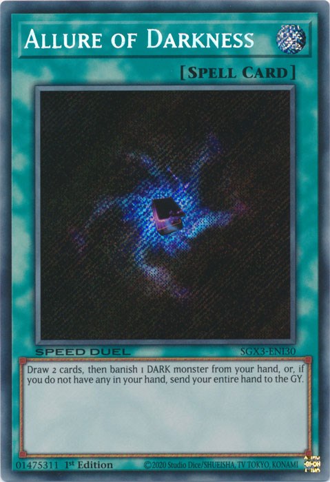 Allure of Darkness [SGX3-ENI30] Secret Rare | Galaxy Games LLC