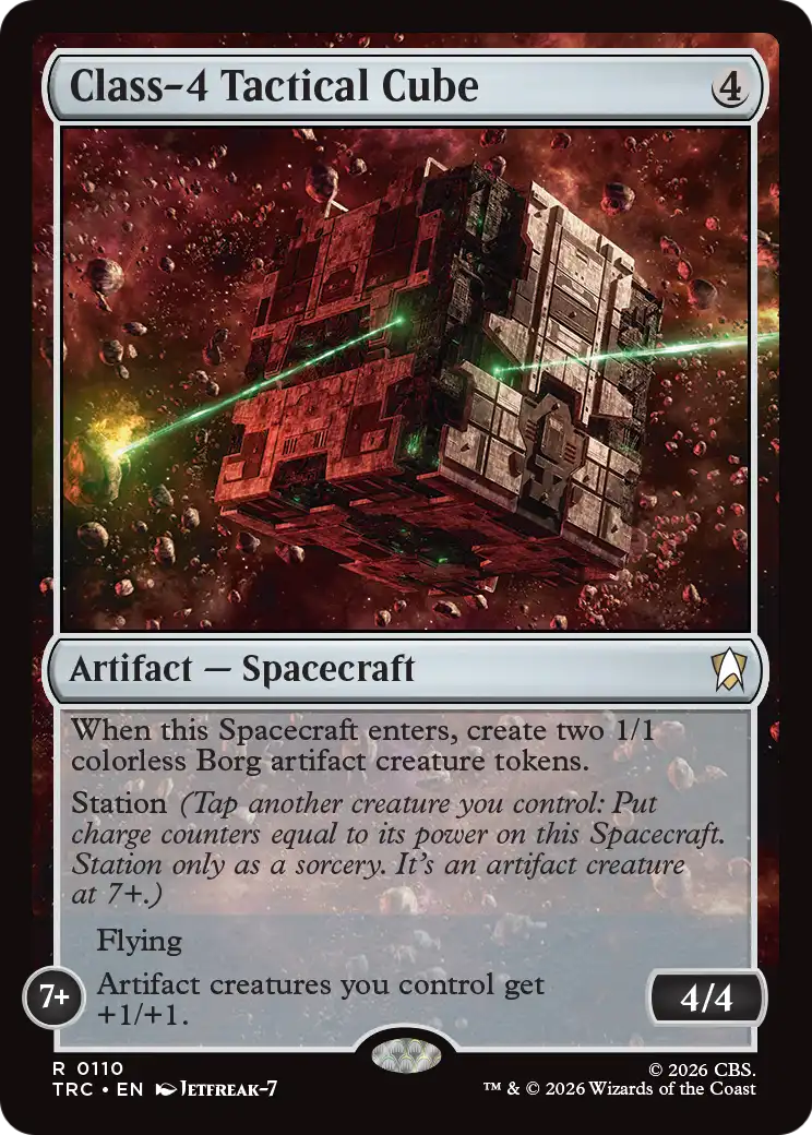 Class-4 Tactical Cube [Star Trek Commander] | Galaxy Games LLC