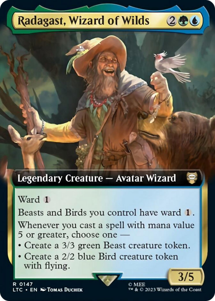 Radagast, Wizard of Wilds (Extended Art) [The Lord of the Rings: Tales of Middle-Earth Commander] | Galaxy Games LLC