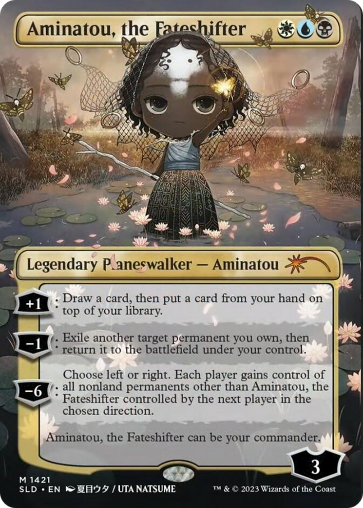 Aminatou, the Fateshifter (Rainbow Foil) [Secret Lair Drop Series] | Galaxy Games LLC