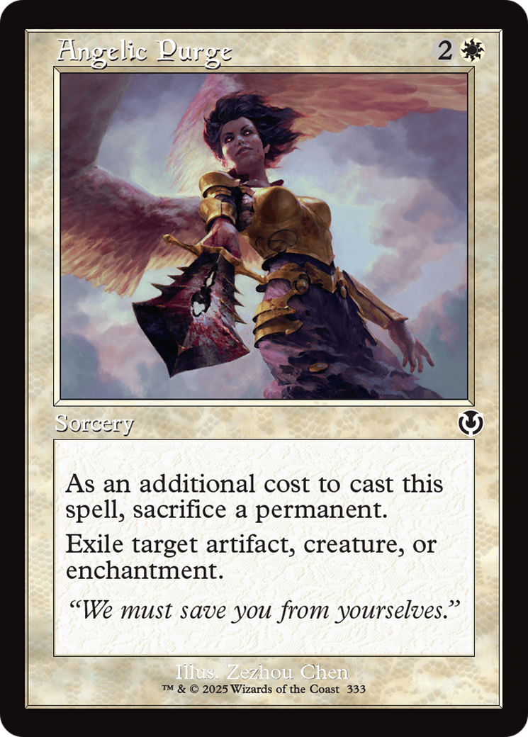 Angelic Purge (Retro Frame) [Innistrad Remastered] | Galaxy Games LLC