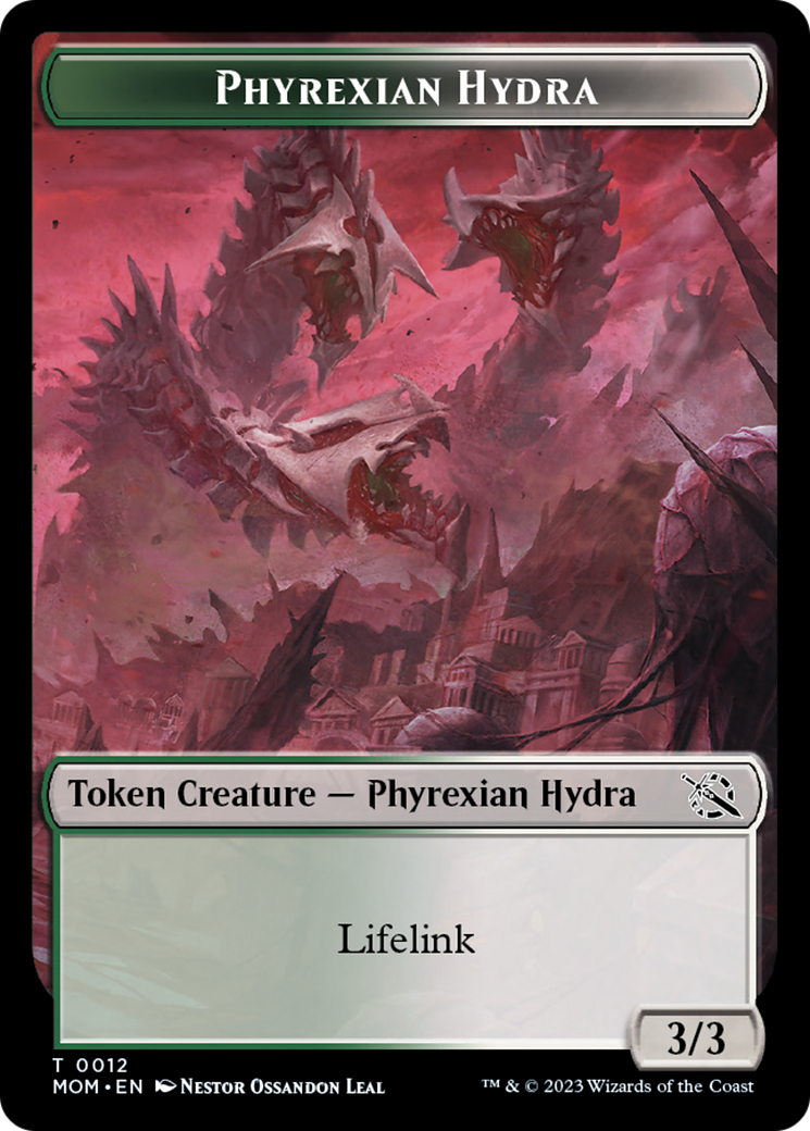 Phyrexian Hydra Token (12) [March of the Machine Tokens] | Galaxy Games LLC