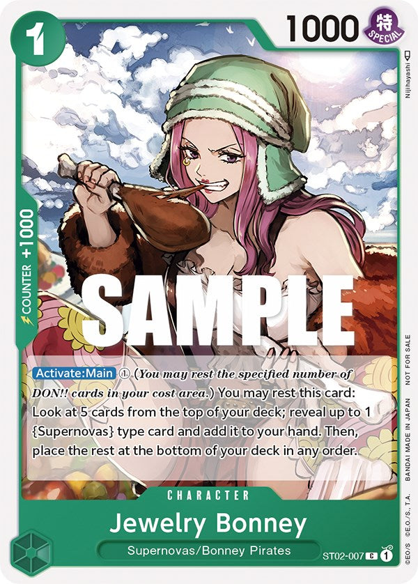 Jewelry Bonney (Tournament Pack Vol. 3) [Participant] [One Piece Promotion Cards] | Galaxy Games LLC