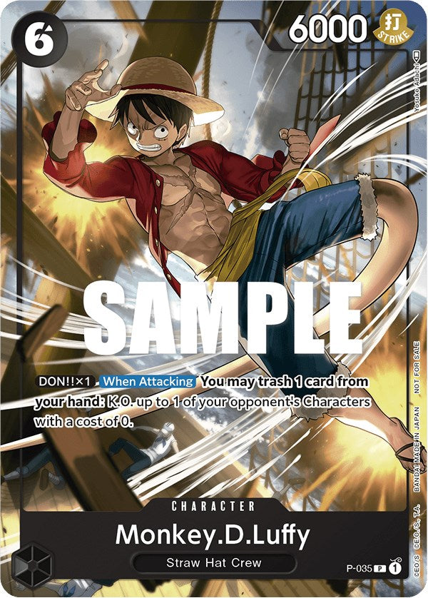 Monkey.D.Luffy (Pirates Party Vol. 3) [One Piece Promotion Cards] | Galaxy Games LLC