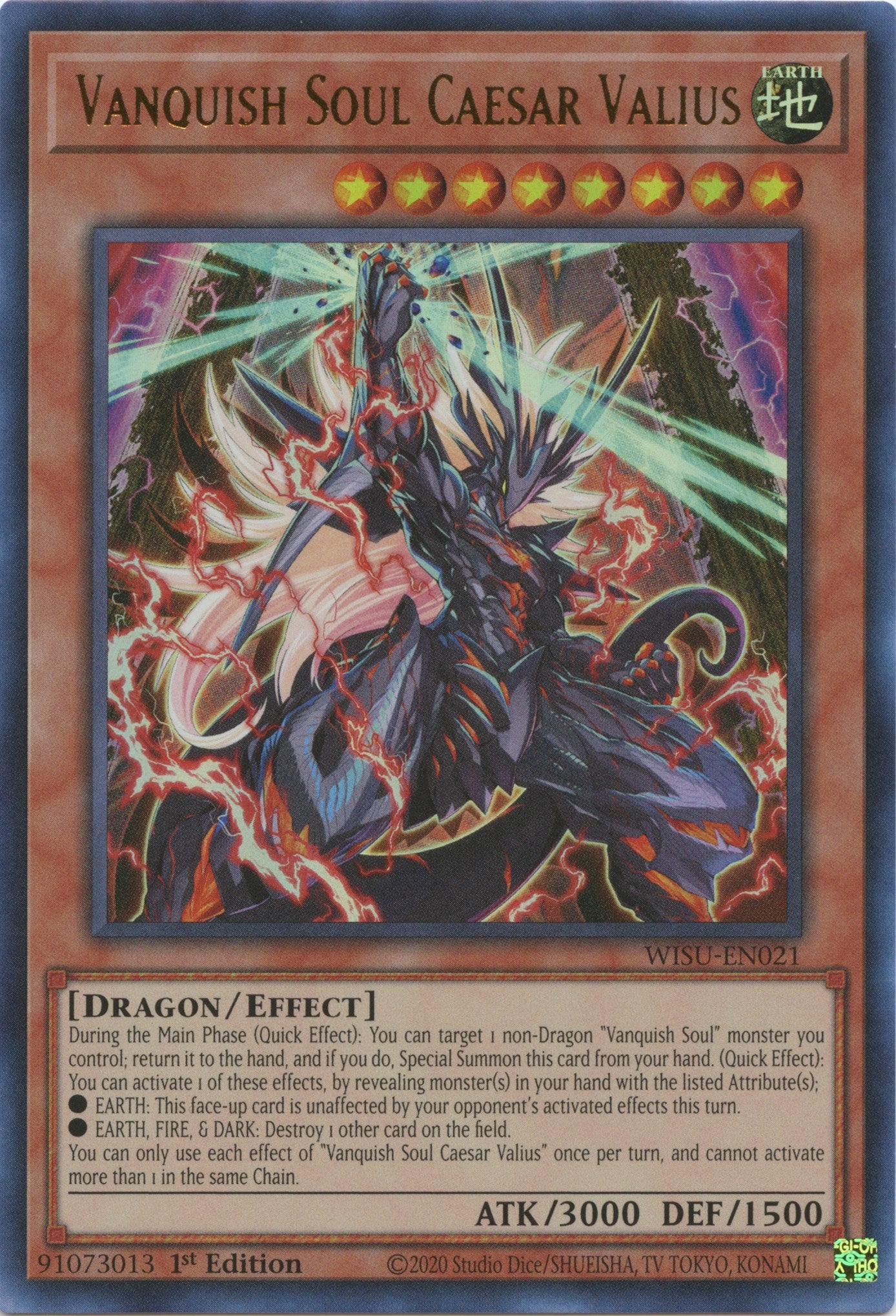 Vanquish Soul Caesar Valius [WISU-EN021] Ultra Rare – Galaxy Games LLC