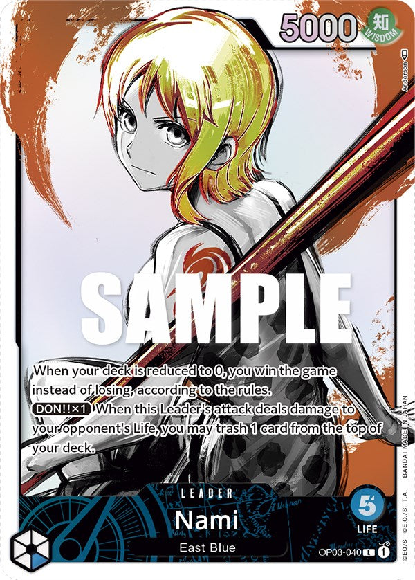 Nami (Alternate Art) [Pillars of Strength] | Galaxy Games LLC