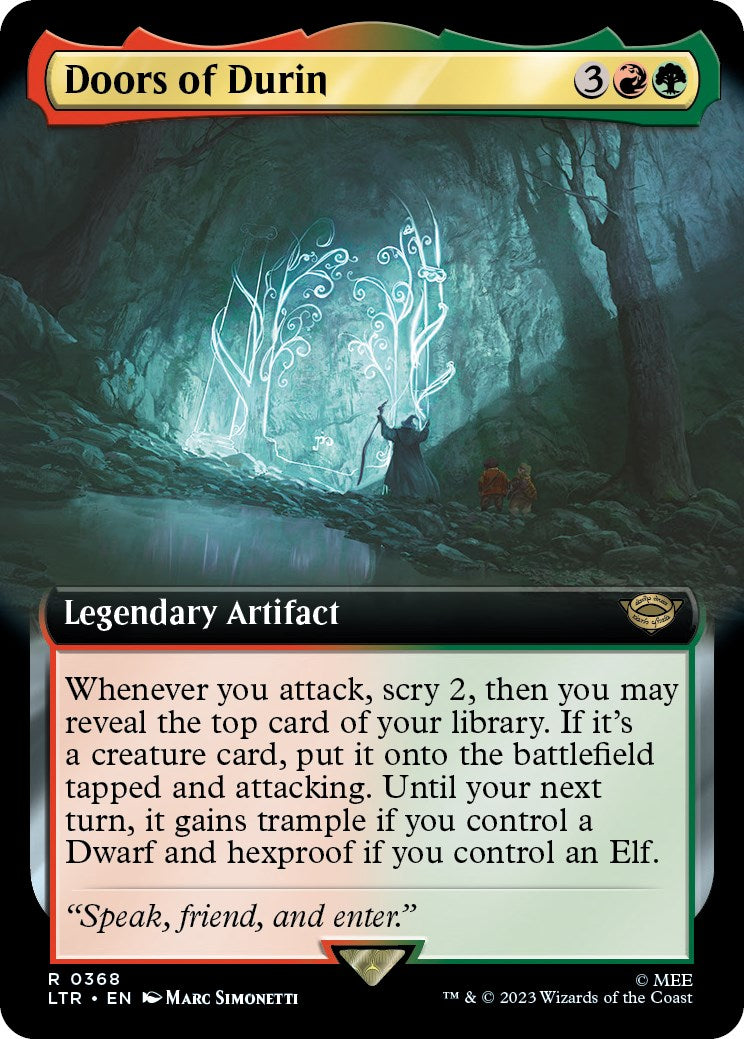Doors of Durin (Extended Art) [The Lord of the Rings: Tales of Middle-Earth] | Galaxy Games LLC