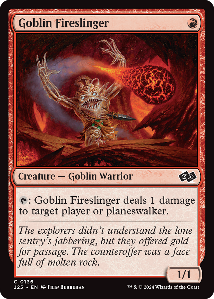 Goblin Fireslinger [Foundations Jumpstart] | Galaxy Games LLC