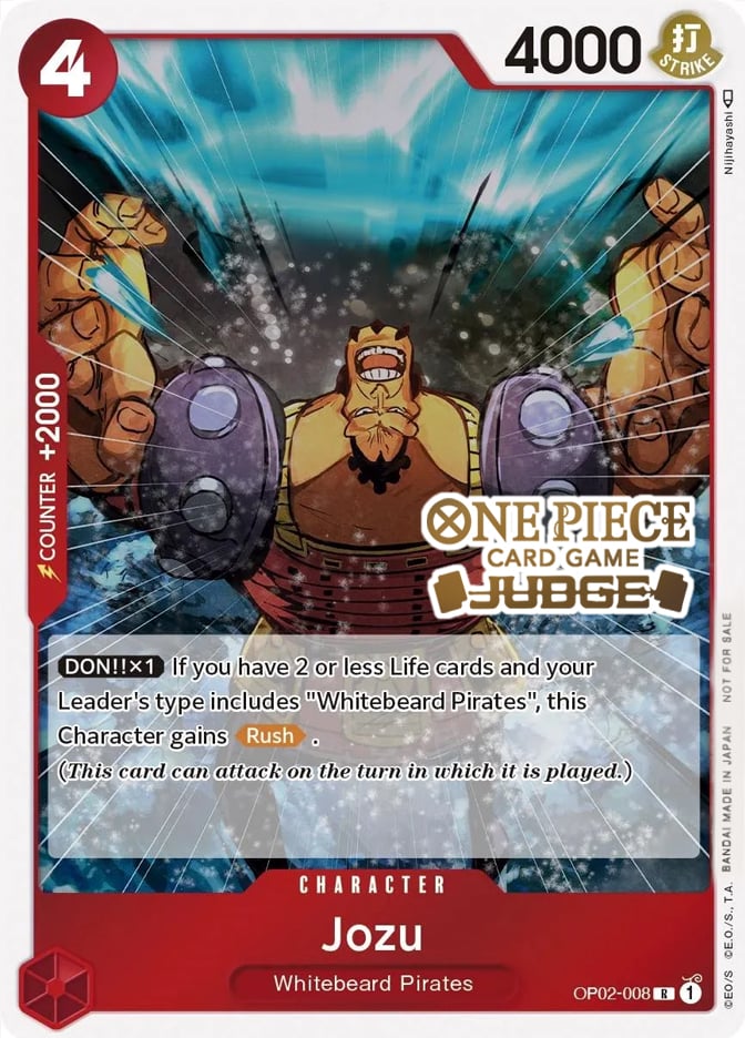 Jozu (Judge) [One Piece Promotion Cards] | Galaxy Games LLC