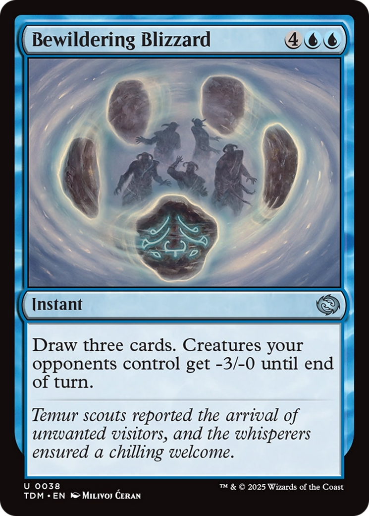Bewildering Blizzard [Tarkir: Dragonstorm] | Galaxy Games LLC