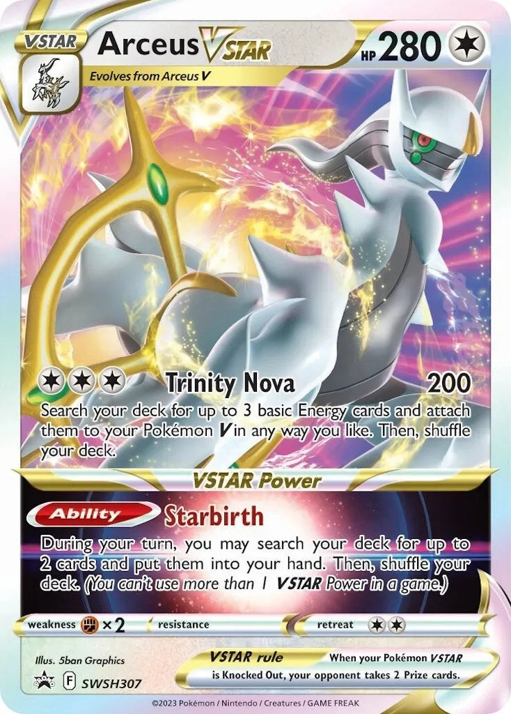 Arceus VSTAR (SWSH307) [Sword & Shield: Black Star Promos] | Galaxy Games LLC