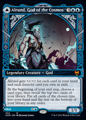 Alrund, God of the Cosmos // Hakka, Whispering Raven (Showcase) [Kaldheim] | Galaxy Games LLC