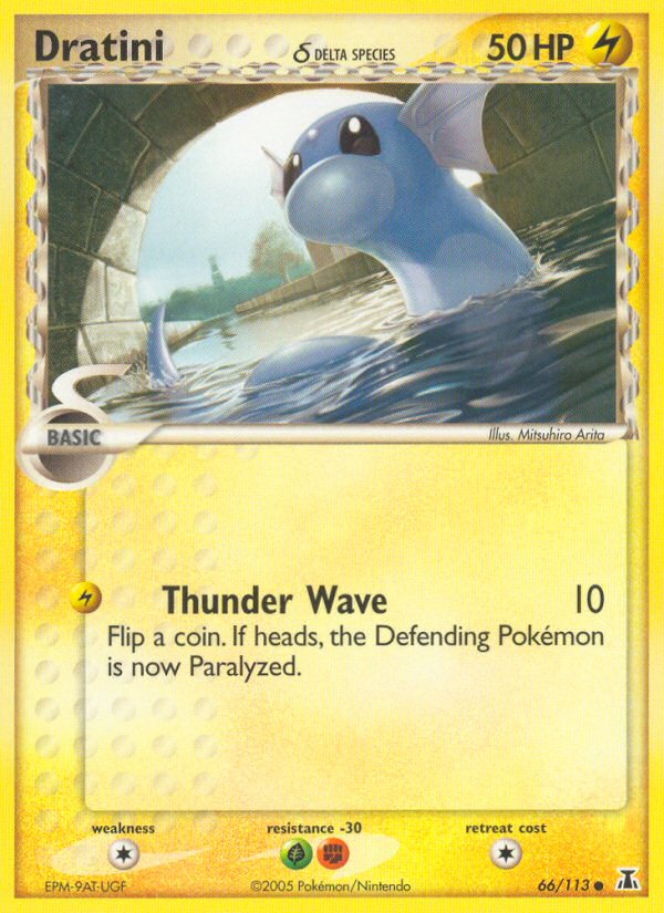 Dratini (66/113) (Delta Species) [EX: Delta Species] | Galaxy Games LLC
