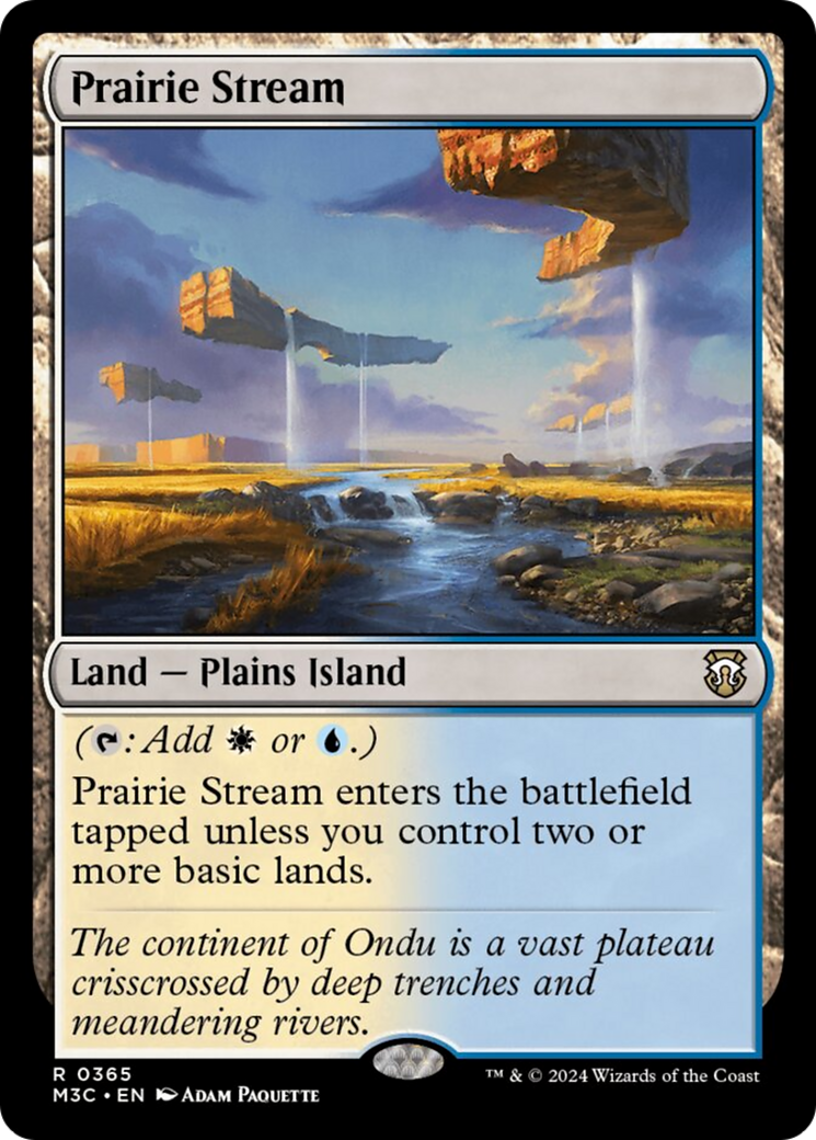 Prairie Stream (Ripple Foil) [Modern Horizons 3 Commander] | Galaxy Games LLC