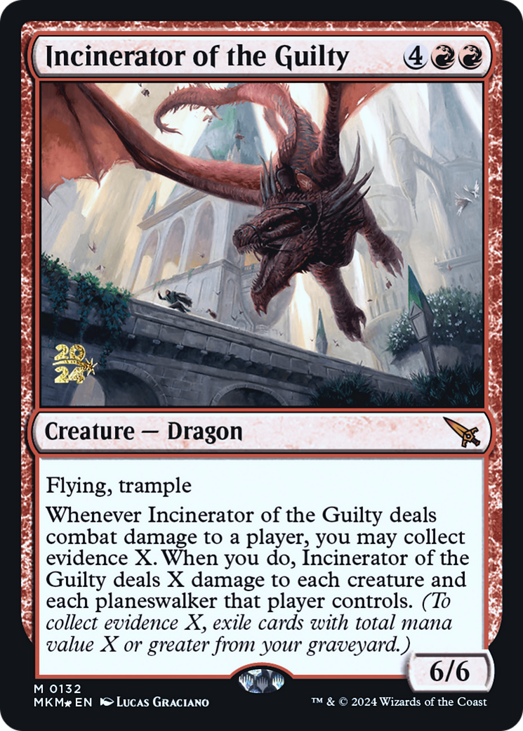 Incinerator of the Guilty [Murders at Karlov Manor Prerelease Promos] | Galaxy Games LLC