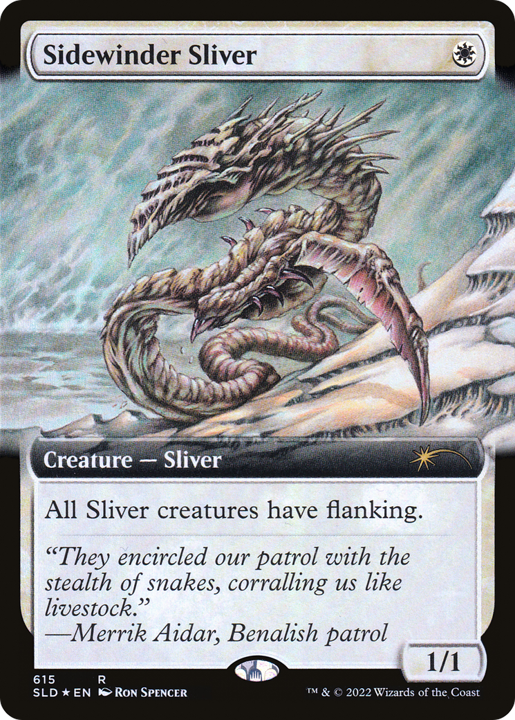 Sidewinder Sliver (Extended Art) [Secret Lair Drop Promos] | Galaxy Games LLC