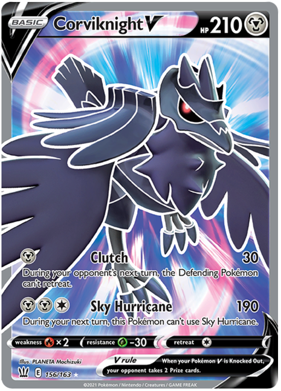 Corviknight V (156/163) [Sword & Shield: Battle Styles] | Galaxy Games LLC