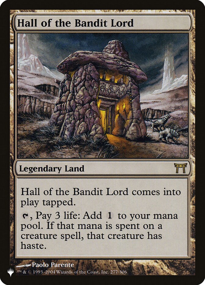 Hall of the Bandit Lord [The List] | Galaxy Games LLC