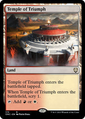 Temple of Triumph [Phyrexia: All Will Be One Commander] | Galaxy Games LLC