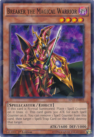 Breaker the Magical Warrior [BP03-EN005] Shatterfoil Rare | Galaxy Games LLC