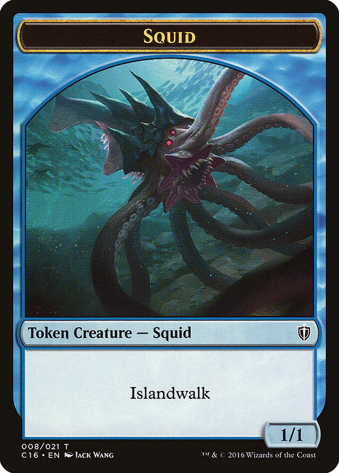 Soldier // Squid Double-Sided Token [Commander 2016 Tokens] | Galaxy Games LLC