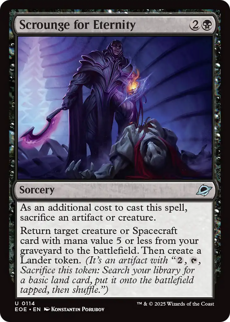 Scrounge for Eternity [Edge of Eternities] | Galaxy Games LLC