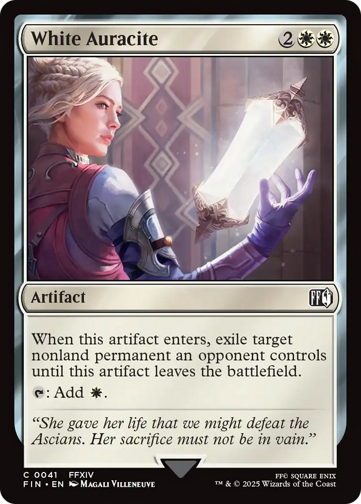 White Auracite [FINAL FANTASY] | Galaxy Games LLC