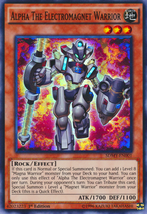Alpha The Electromagnet Warrior [SDMY-EN001] Super Rare | Galaxy Games LLC