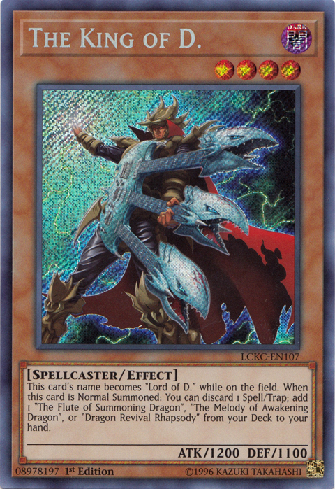 The King of D. [LCKC-EN107] Secret Rare | Galaxy Games LLC