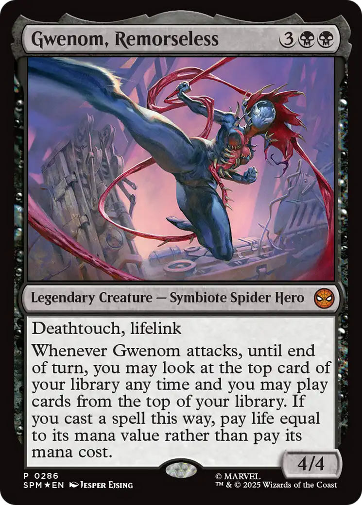 Gwenom, Remorseless [Marvel's Spider-Man Promos] | Galaxy Games LLC