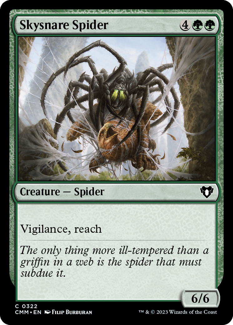 Skysnare Spider [Commander Masters] | Galaxy Games LLC