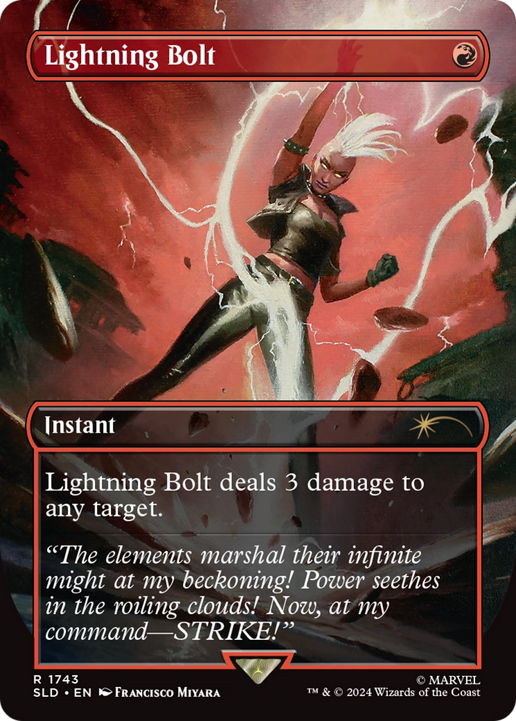 Lightning Bolt (1743) (Rainbow Foil) [Secret Lair Drop Series] | Galaxy Games LLC