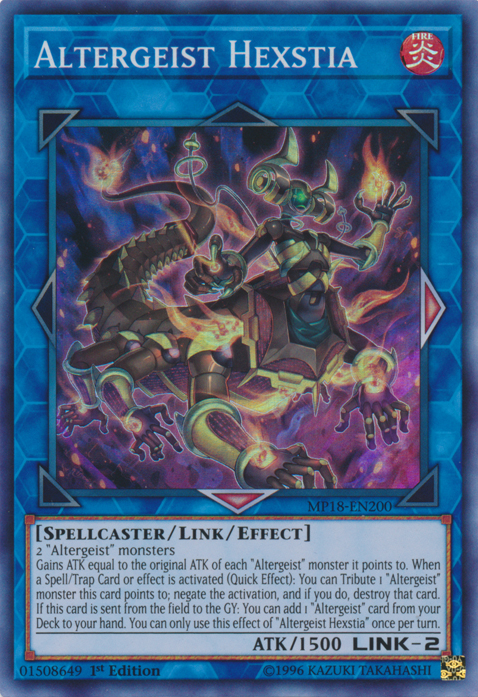 Altergeist Hexstia [MP18-EN200] Super Rare | Galaxy Games LLC