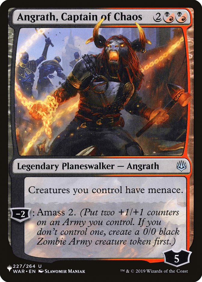 Angrath, Captain of Chaos [The List] | Galaxy Games LLC