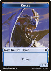 Copy // Drake Double-Sided Token [Zendikar Rising Tokens] | Galaxy Games LLC