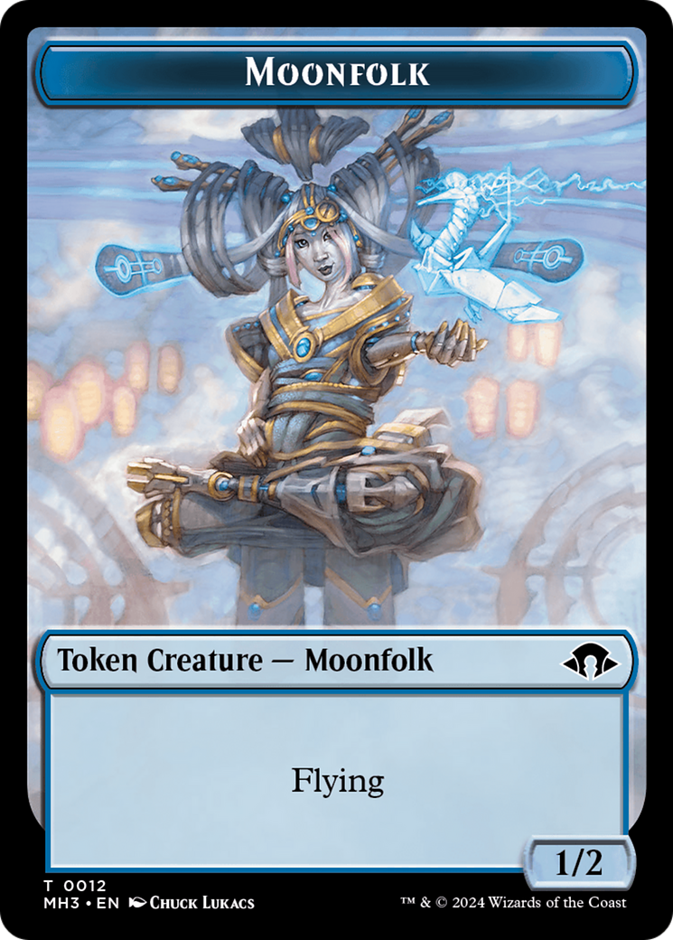 Moonfolk Token [Modern Horizons 3 Tokens] | Galaxy Games LLC