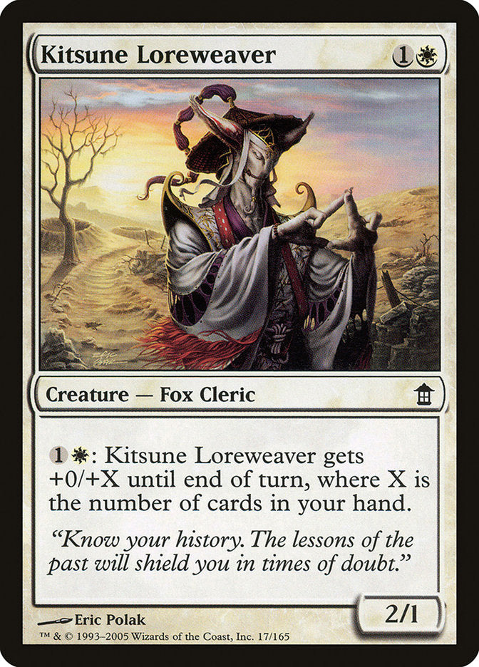 Kitsune Loreweaver [Saviors of Kamigawa] | Galaxy Games LLC