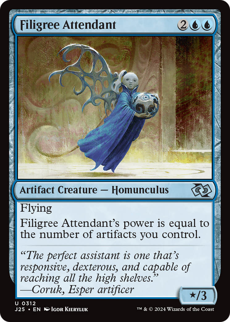 Filigree Attendant [Foundations Jumpstart] | Galaxy Games LLC