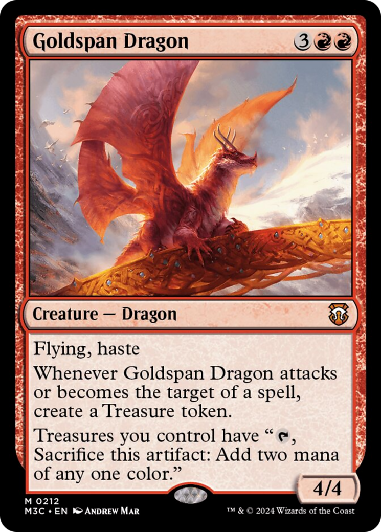 Goldspan Dragon [Modern Horizons 3 Commander] | Galaxy Games LLC