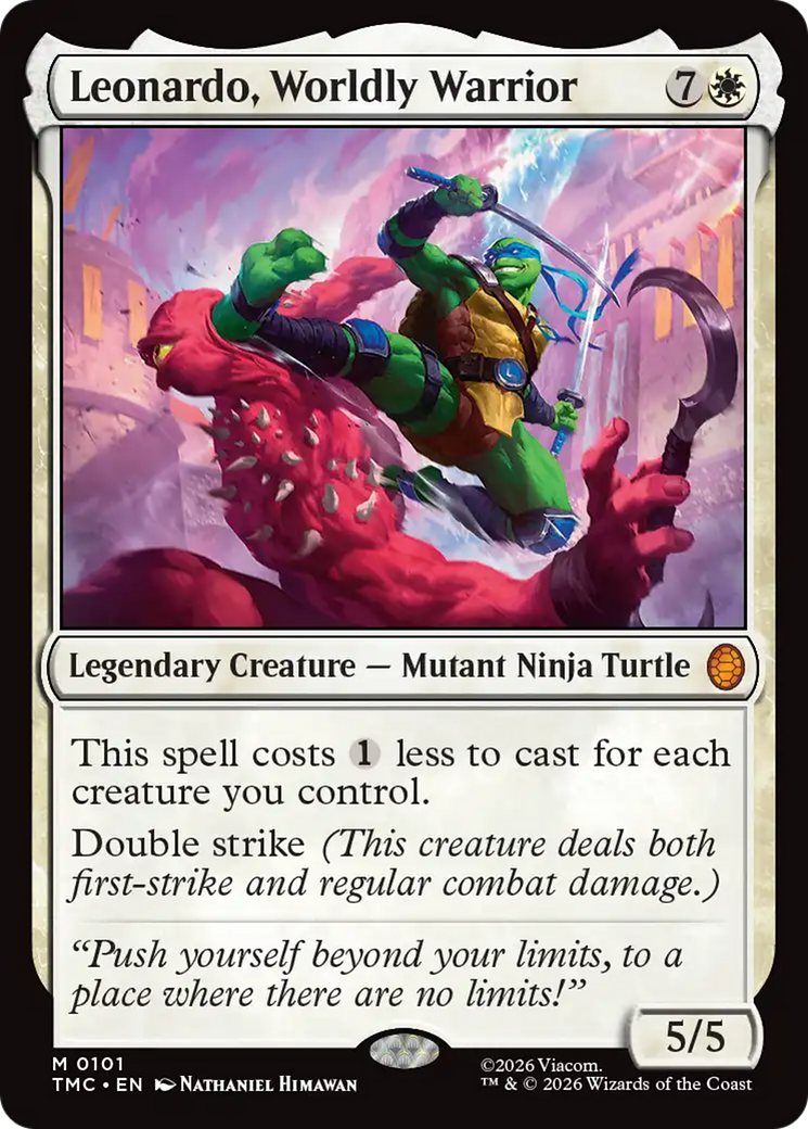 Leonardo, Worldly Warrior [Teenage Mutant Ninja Turtles Commander] | Galaxy Games LLC