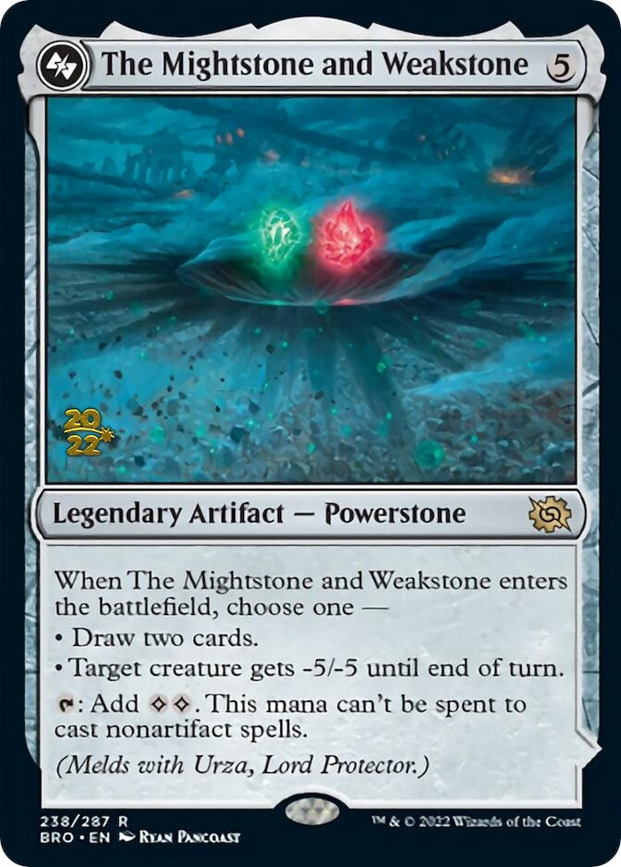 The Mightstone and Weakstone [The Brothers' War Prerelease Promos] | Galaxy Games LLC