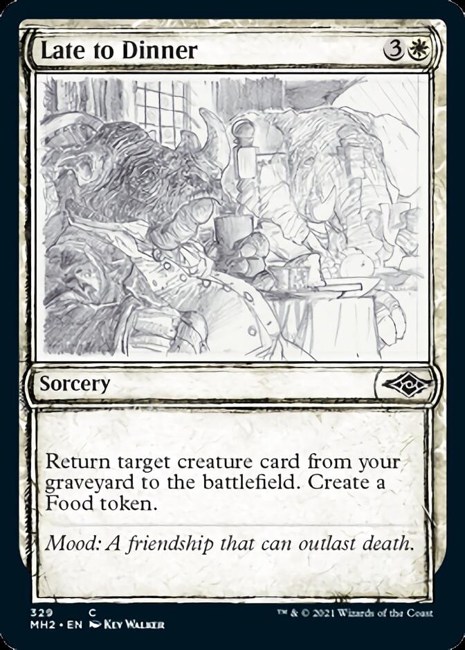 Late to Dinner (Sketch) [Modern Horizons 2] | Galaxy Games LLC