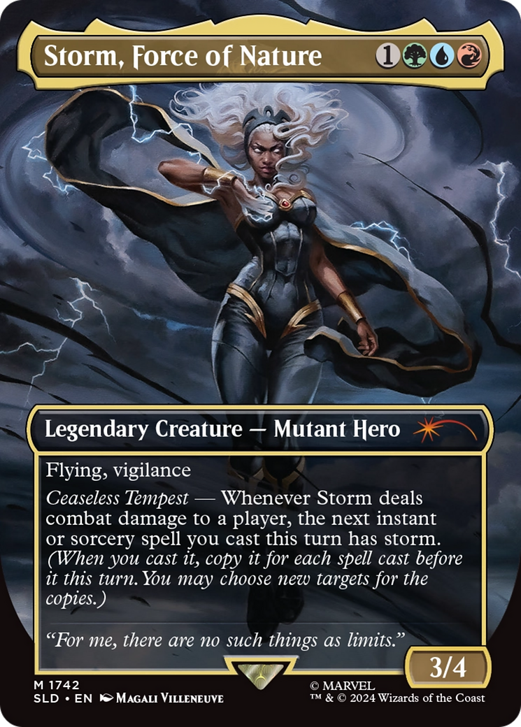 Storm, Force of Nature (Rainbow Foil) [Secret Lair Drop Series] | Galaxy Games LLC