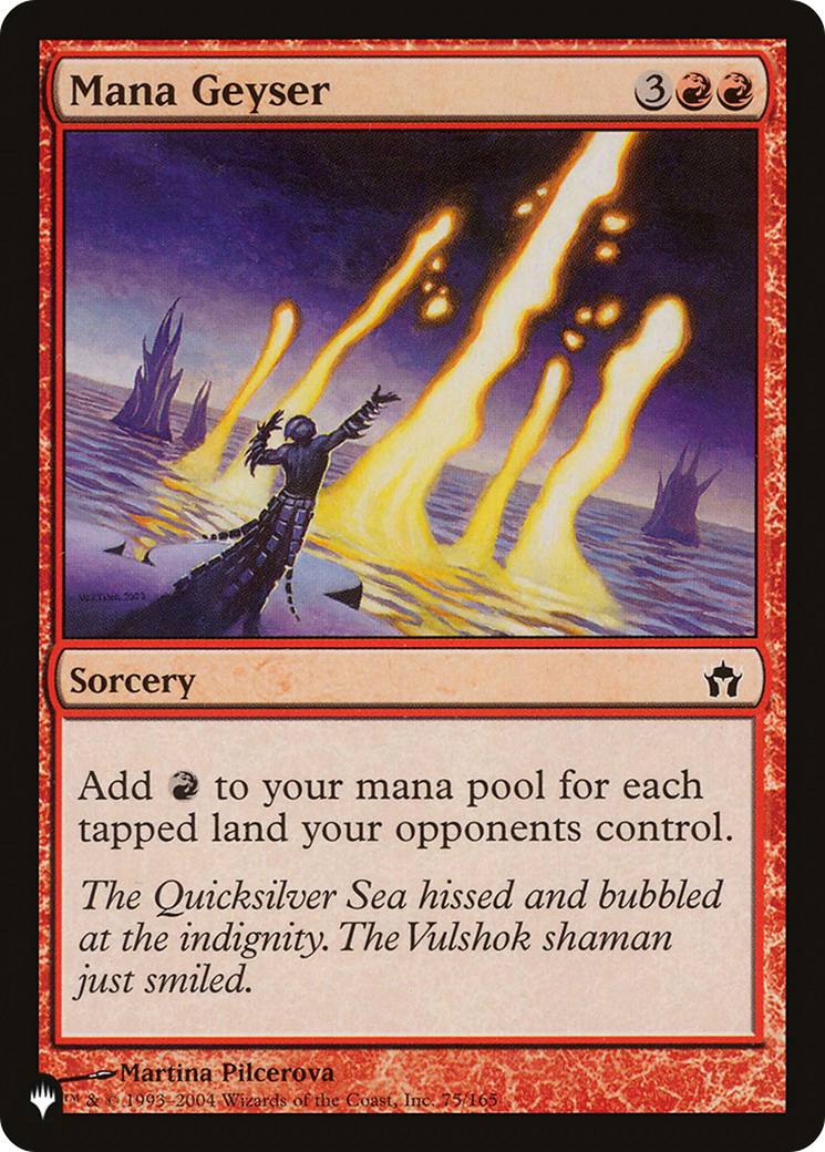 Mana Geyser [The List] | Galaxy Games LLC