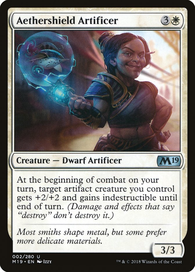 Aethershield Artificer [Core Set 2019] | Galaxy Games LLC