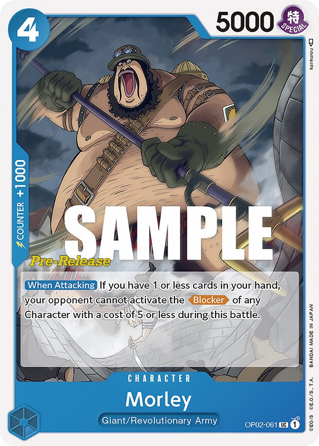 Morley [Paramount War Pre-Release Cards] | Galaxy Games LLC