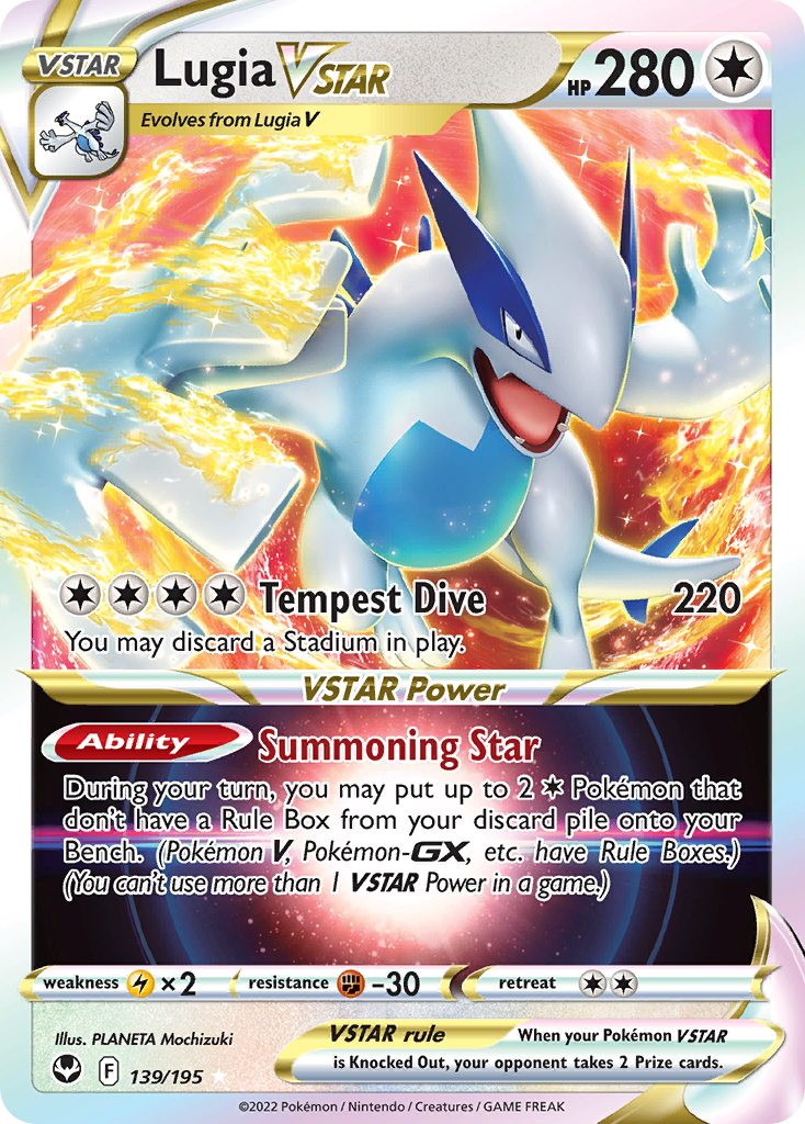 Lugia VSTAR (139/195) (Jumbo Card) [Sword & Shield: Silver Tempest] | Galaxy Games LLC