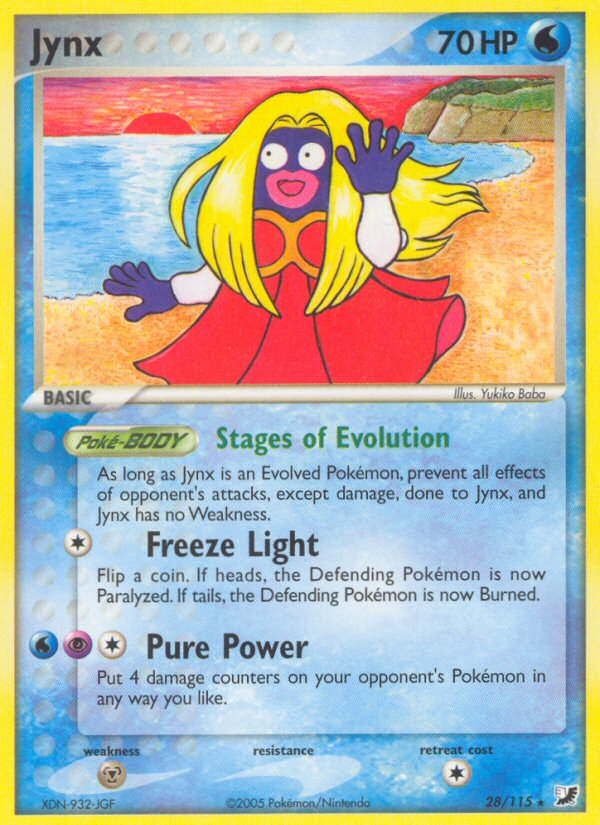 Jynx (28/115) [EX: Unseen Forces] | Galaxy Games LLC