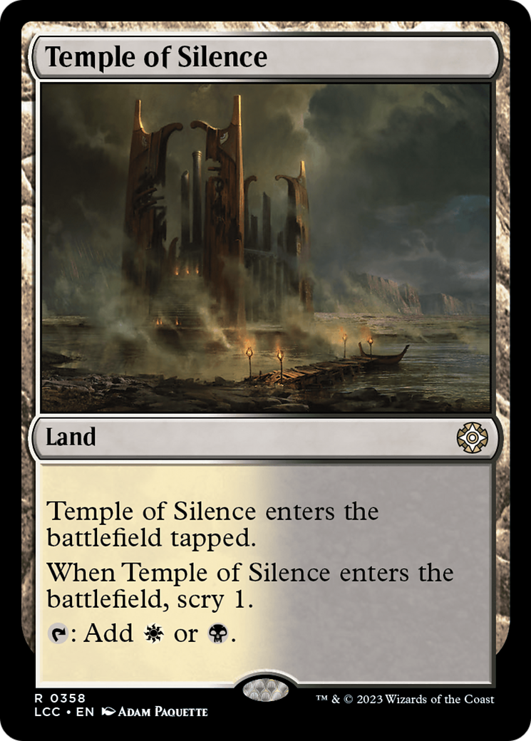 Temple of Silence [The Lost Caverns of Ixalan Commander] | Galaxy Games LLC