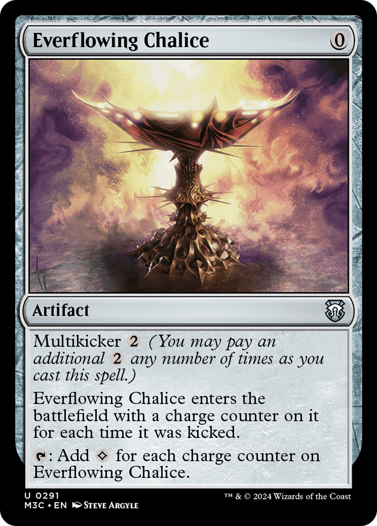 Everflowing Chalice (Ripple Foil) [Modern Horizons 3 Commander] | Galaxy Games LLC